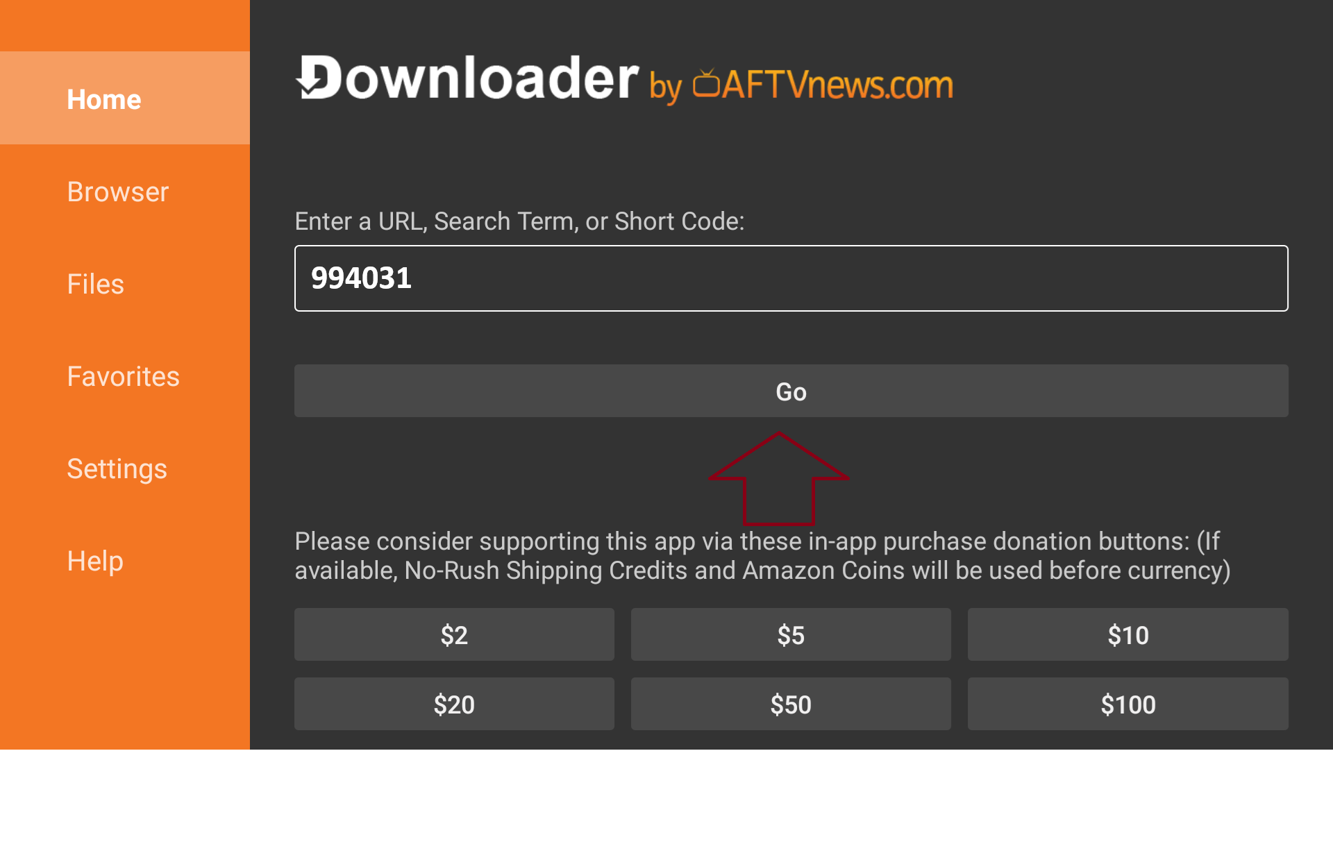 Botão de download no ntDown