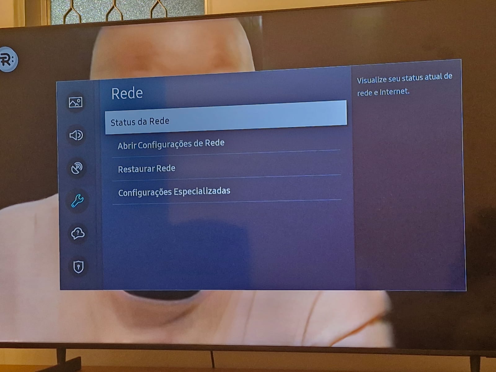 Status de Rede Samsung