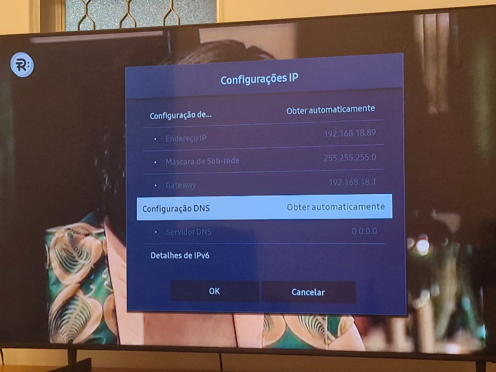 Configuração de DNS Samsung
