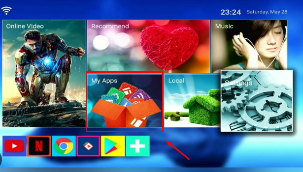 My Apps TV Box